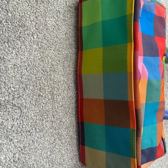 BAGGU Nylon Bowler Bag Madras - Picture 3 of 3